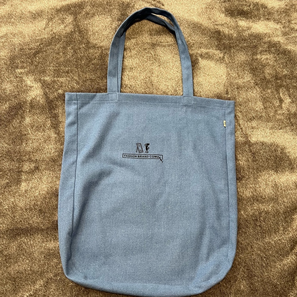 Fashion Brand Company Blue Tote Bag